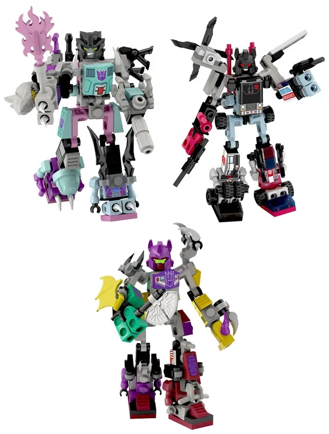 Wave 2 Set of 3 | Transformers KRE-O Kreon Micro-Changers Combiners