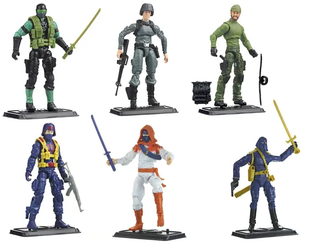 Figure Set of 6 3.75-Inch Scale | G.I. Joe Specialty Action Figure