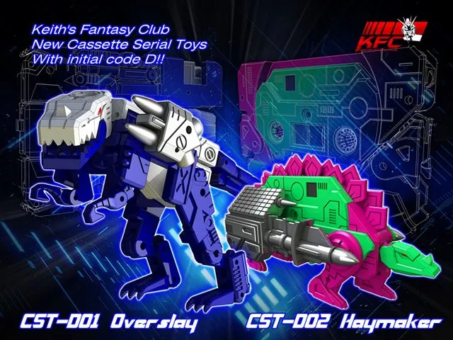 CST-D01 Haymaker and CST-D02 Overslay Set of 2 | KFC Toys