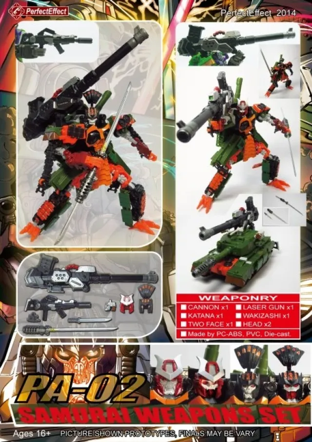 Perfect Effect PA-02 Samurai Weapon Set Upgrade Kit for Bludgeon | Perfect Effect