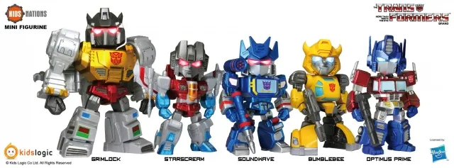 Transformers Kids Nations Series TF01Set of 5 Mecha Nation | Transformers Kids Logic