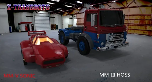 MM-3 Hoss and MM-5 Sonic Set | X-Transbots Master Mini