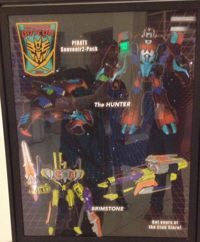 The Hunter Shokaract and Brimstone Botcon Exclusive | Transformers Convention Botcon 2014 Pirates vs. Knights 