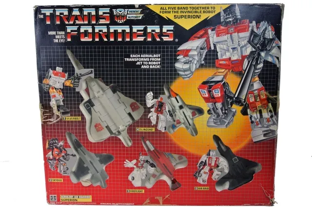 Superion Giftset Combiner Vintage Transformers G1