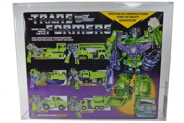 Devastator Giftset AFA 70 Combiner Vintage Transformers G1