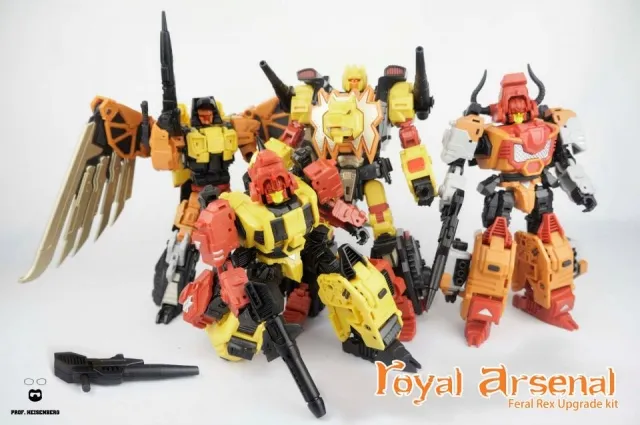 Royal Arsenal Weapons Set for Feral Rex | Professor Heisenberg | Upgrade Kit