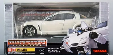 BT-08 Jazz Meister White Version | Mazda RX-7 | Transformers Binaltech
