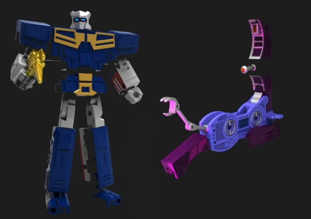 CST-08 Fader and CST-09 Rover Set of 2 | KFC Toys