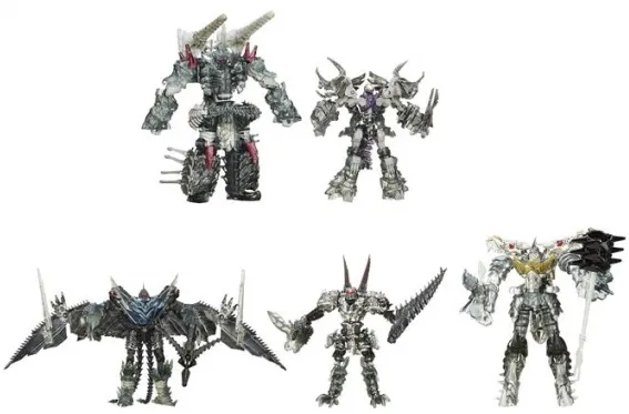 Dinobots Unleashed Set of 5 | Platinum Edition Transformers Figure