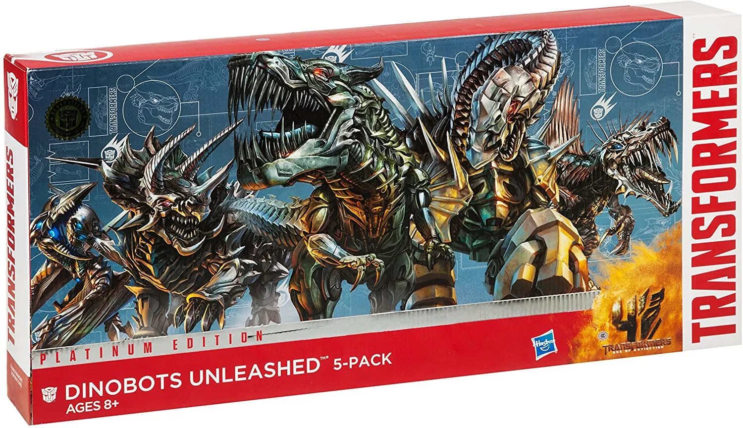 Dinobots Unleashed Set of 5 | Transformers Platinum Edition