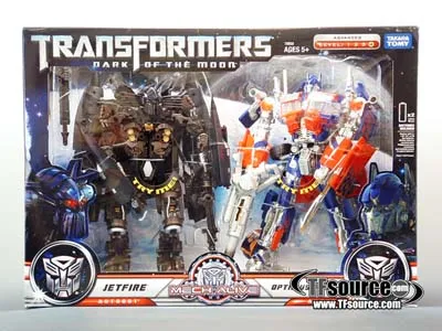 Leader Class Jetpower Optimus Prime and Jetfire Giftset | Transformers 3 Dark of the Moon DOTM