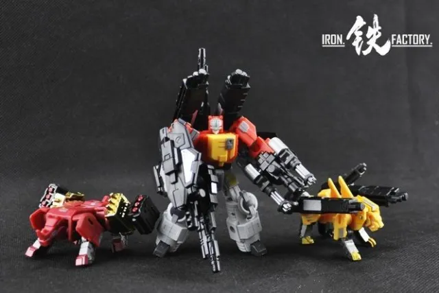 IF-EX03 Sonictech Bassrhino Leotrible Set of 3 | Iron Factory | Upgrade Kit