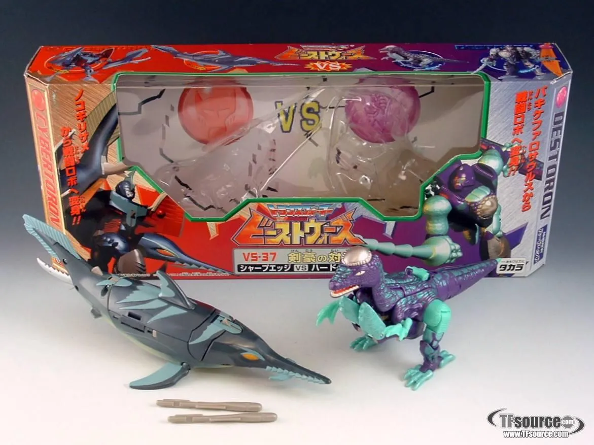 VS-37 Sharp Edge VS Hardhead Master Fencers Showdown Deluxe Class | Transformers Beast Wars Neo