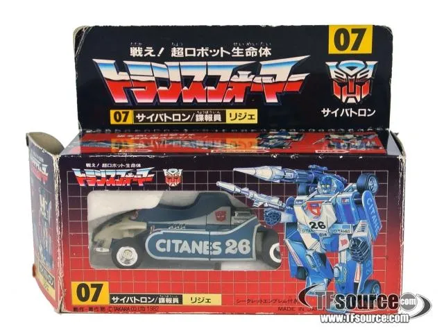 07 Mirage G1 Car | Vintage Japanese G1 Transformers
