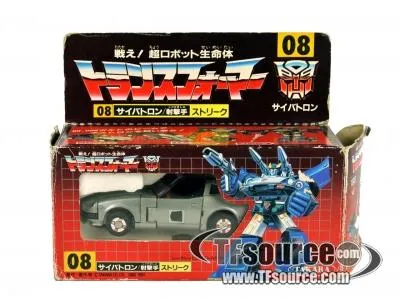 08 Bluestreak G1 Car | Vintage Japanese G1 Transformers