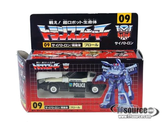 09 Prowl G1 Car | Vintage Japanese G1 Transformers