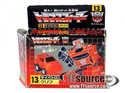13 Cliffjumper Yellow Version Minibot | Vintage Japanese G1 Transformers