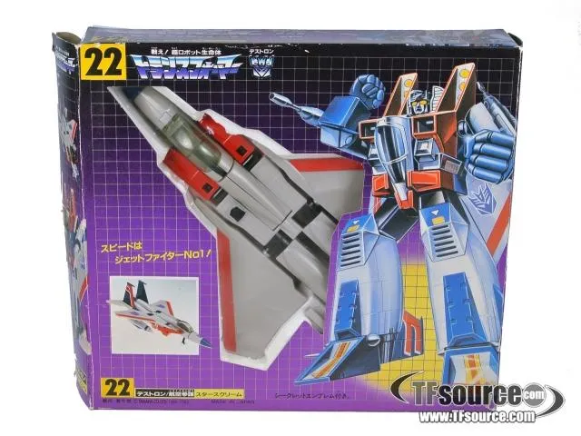 22 Starscream Seeker Jet | Vintage Japanese G1 Transformers
