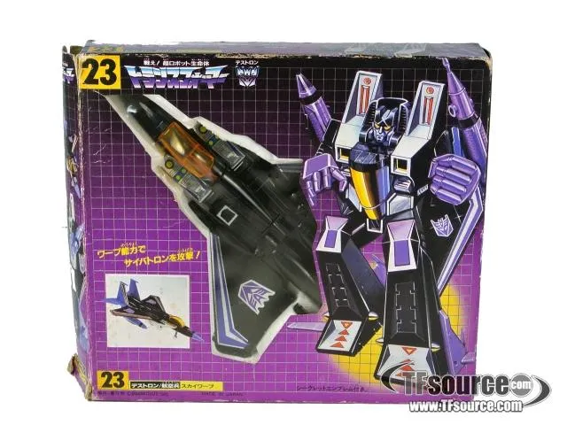 23 Skywarp Seeker Jet | Vintage Japanese G1 Transformers