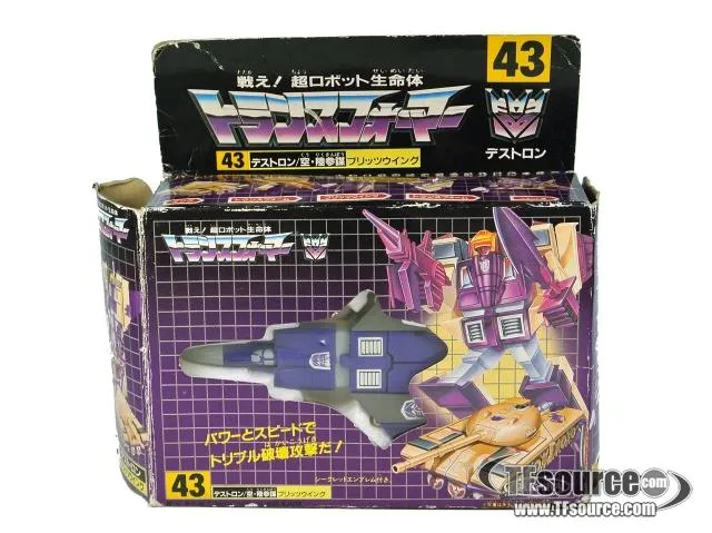 43 Blitzwing Triple Changer | Vintage Japanese G1 Transformers