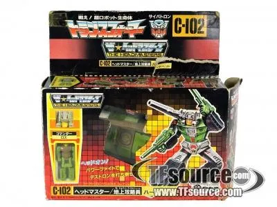 C-102 Hardhead Headmaster | Vintage Japanese G1 Transformers