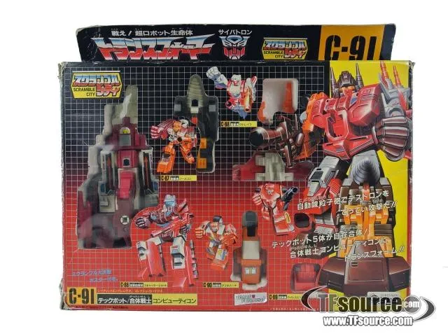 C-91 Computron Combiner | Vintage Japanese G1 Transformers