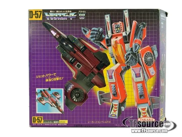 D-57 Thrust Seeker Jet | Vintage Japanese G1 Transformers
