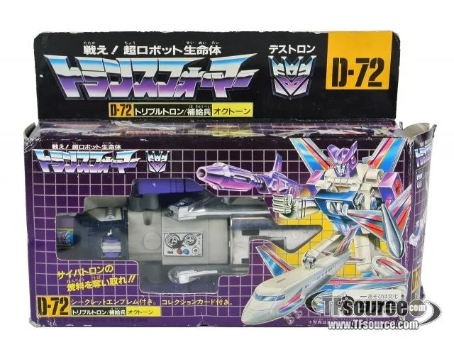 D-72 Octane Triple Changer | Vintage Japanese G1 Transformers