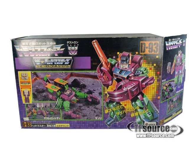 D-93 Scorponok Headmaster | Vintage Japanese G1 Transformers