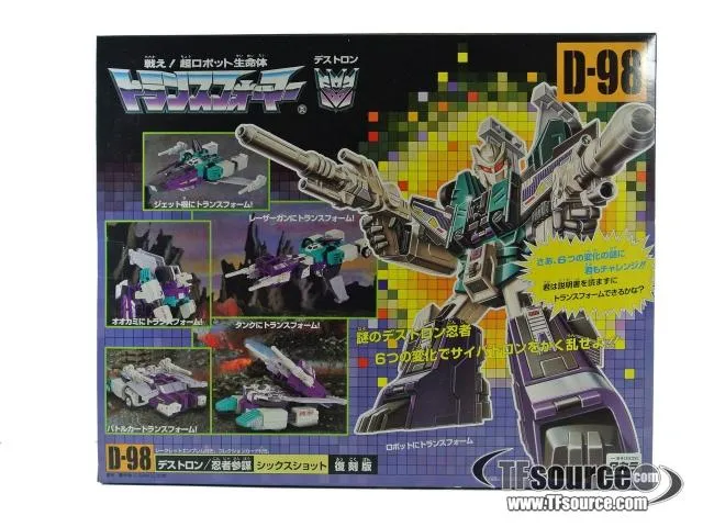 D-98 Sixshot Sixchanger | Vintage Japanese G1 Transformers