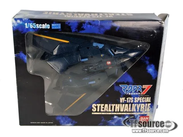 Bandai Macross 7 - 1/65 VF-17S  Special Stealth Valkyrie - MIB - 100% Complete