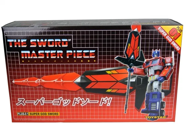 Plus-01 Red Super God Sword for Fortress Maximus | Transformers G1 Generation One