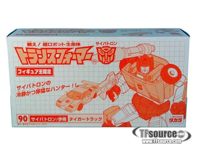 Transformers G1 90 Tigertrack | Transformers G1 Reissues