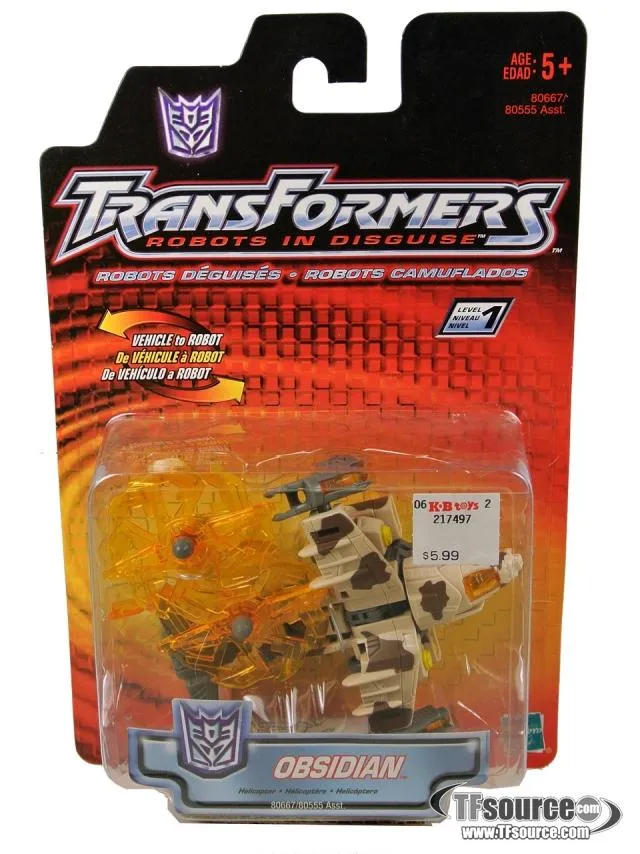 Obsidian Basic Class | Transformers Robots in Disguise RID
