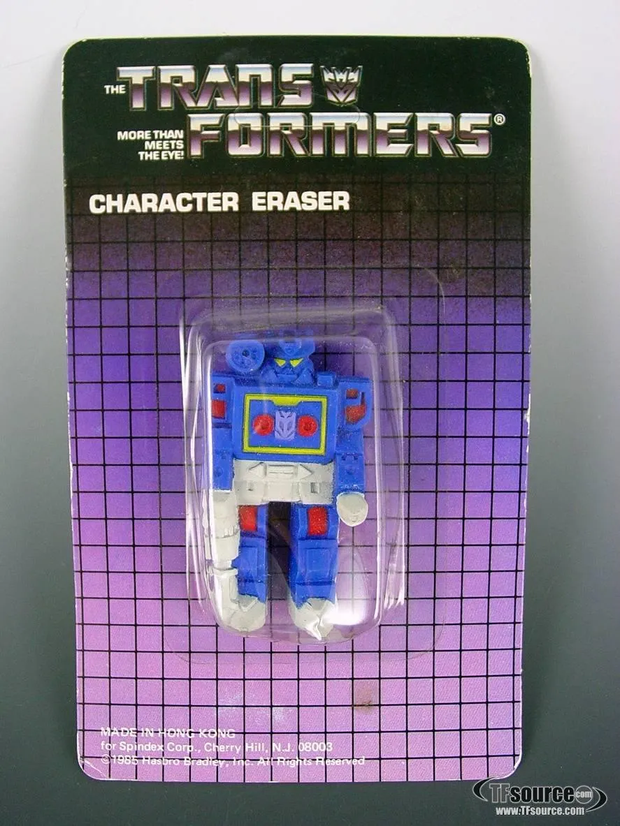Optimus Prime Character eraser | Transformers G1 Generation One Spindex Corporation