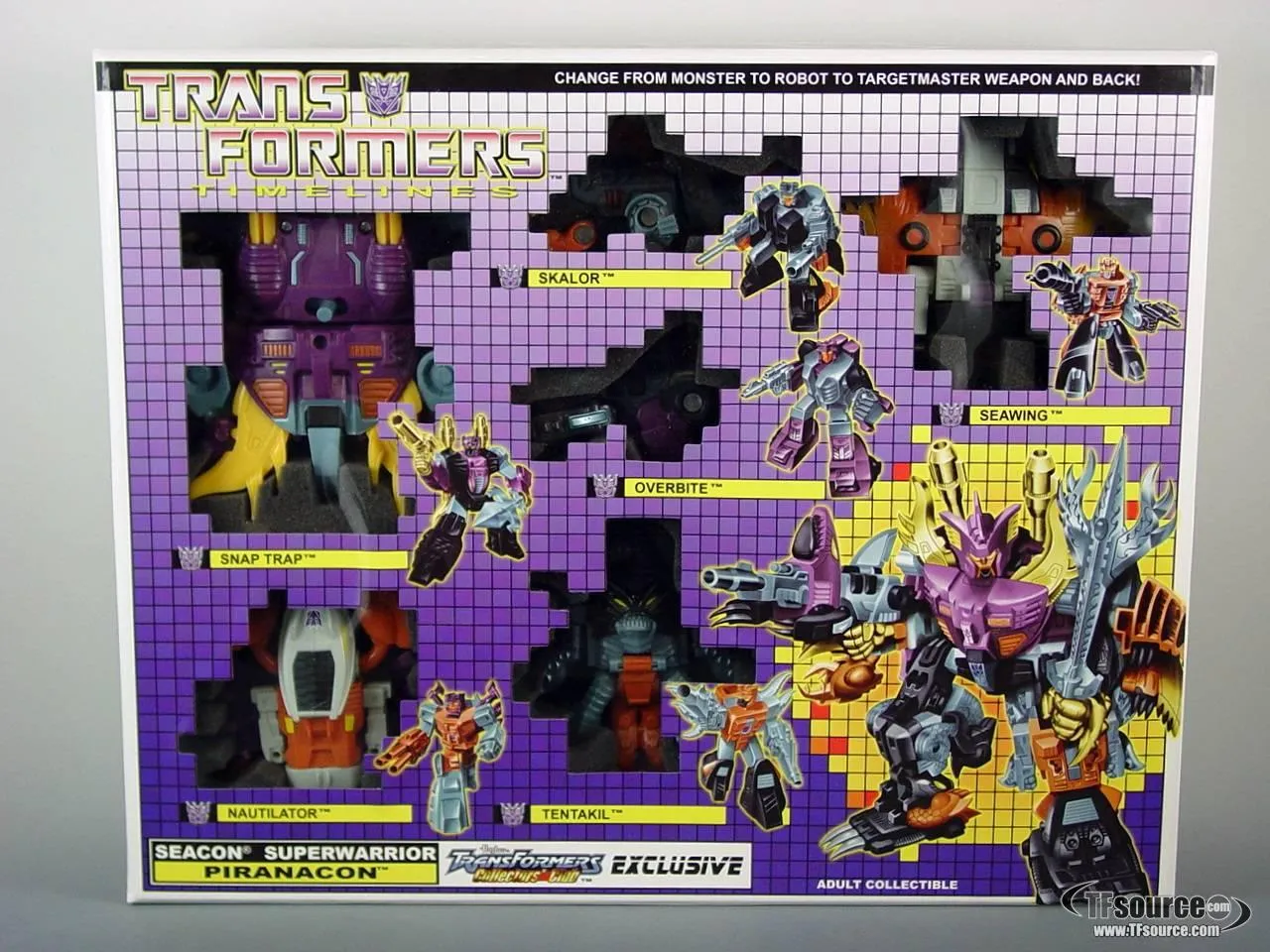 Piranacon Seacon Warrior | Transformers Collectors Club Exclusive