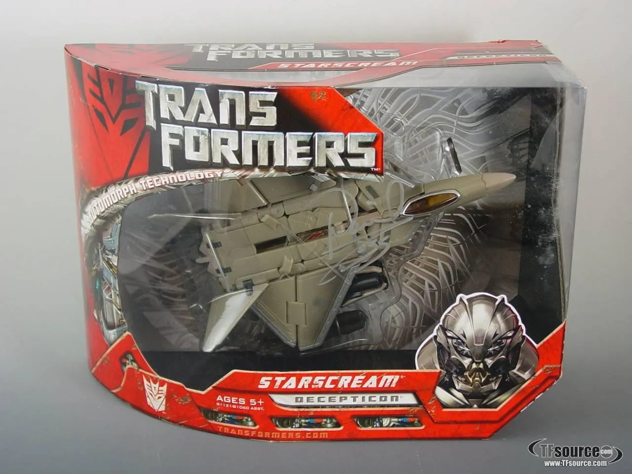 Voyager Class Starscream Autographed by Daniel Ross | Transformers the Movie