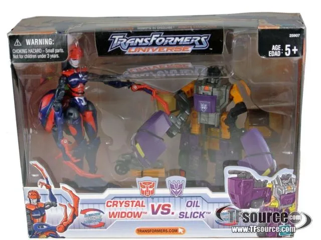 Deluxe Class Crystal Widow vs. Oil Slick | Transformers Universe