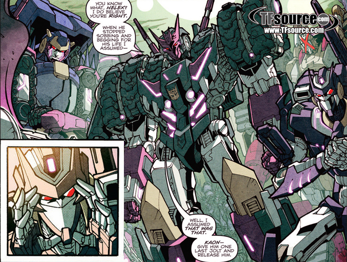 Vos in IDW's More Than Meets The Eye #7 and #8
