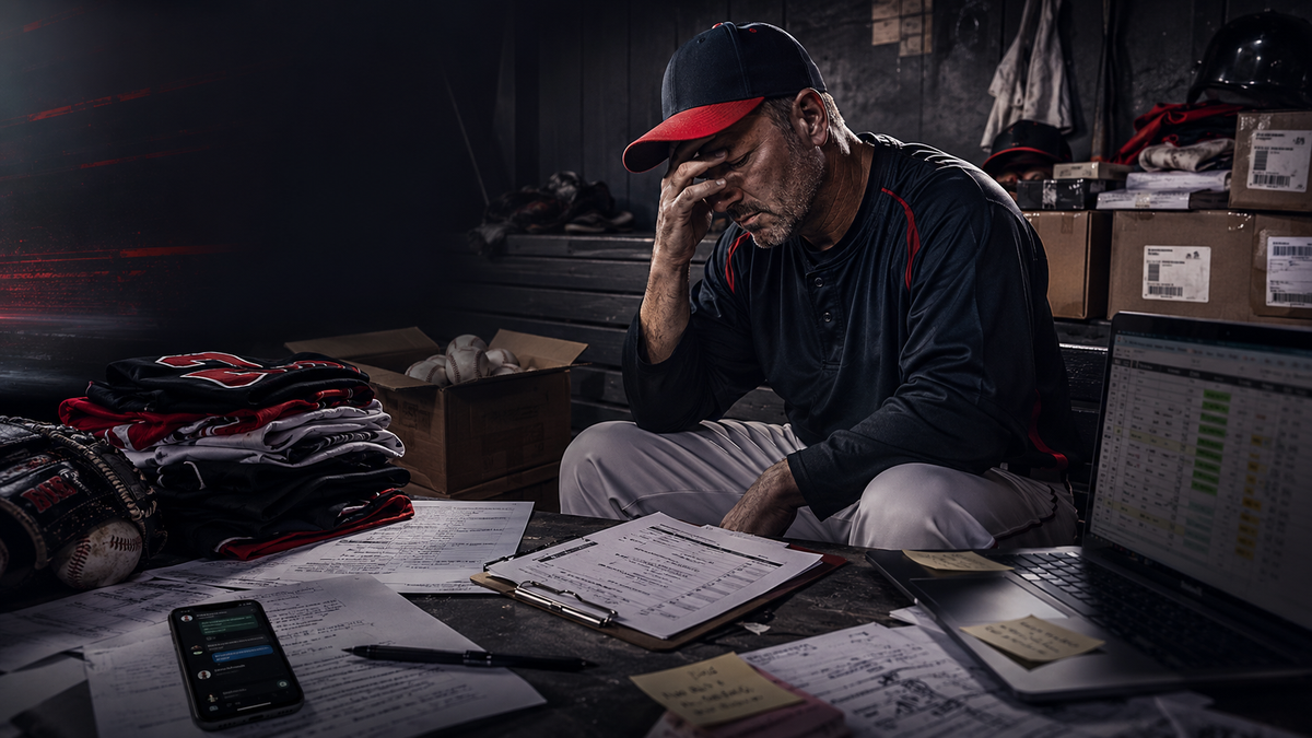 Coach tired of managing team uniform orders