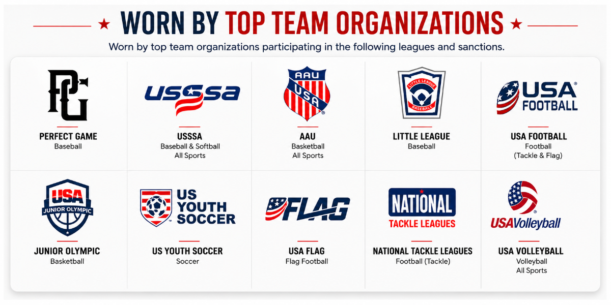 EZ Sports Apparel trusted organizations