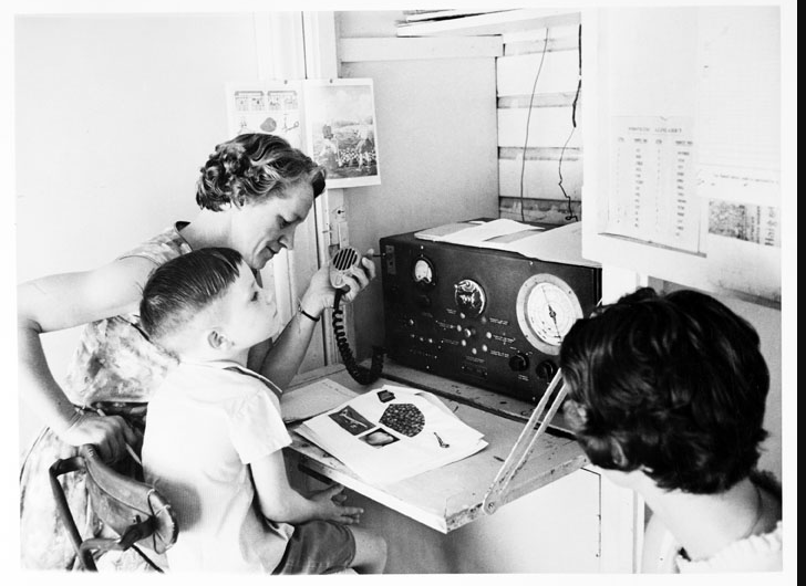 Can you hear me up the back? Some lessons in long distance learning