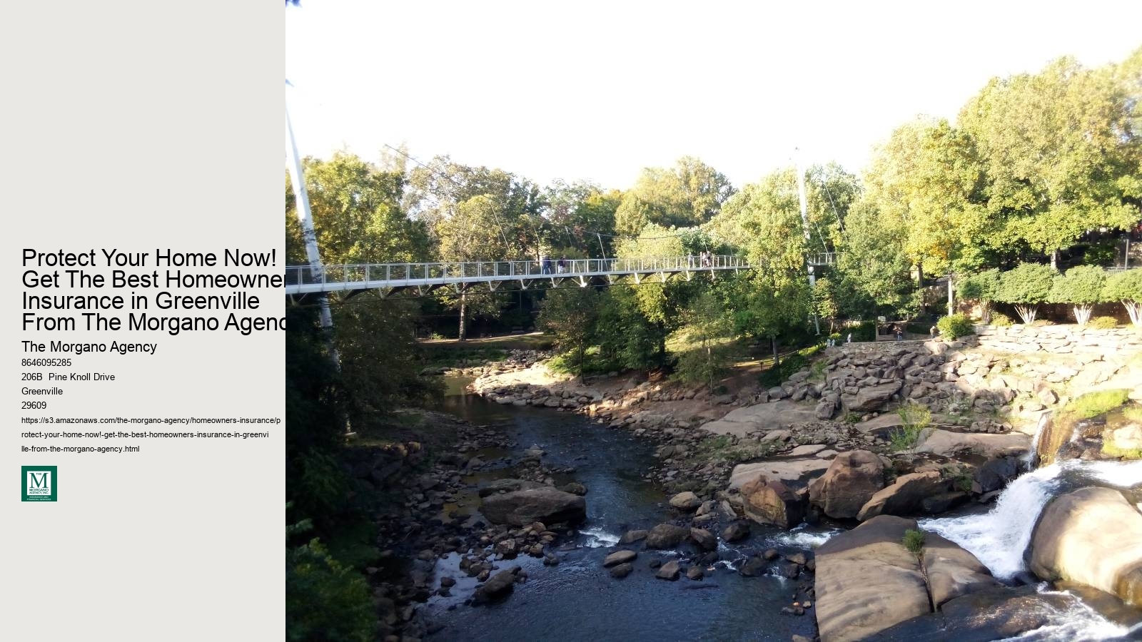 Protect Your Home Now! Get The Best Homeowners Insurance in Greenville From The Morgano Agency