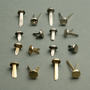 Attaches Parisiennes En Métal Pour Scrapbooking - 200 Pièces, Tête Ronde 4.5 Mm, Bronze, Pour DIY Et Décoration