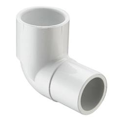 409-007 3/4" PVC Schedule 40 Socket X Spigot Street 90 Elbow