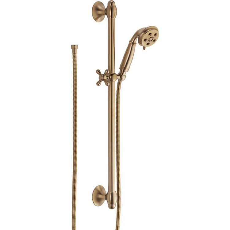 51308-CZ Universal Showering H2OKinetic 3-Setting Slide Bar Handshower ...