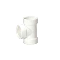 P445 3" PVC DWV Test Tee Less Plug