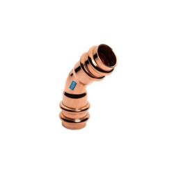 RP03034 Mueller Streamline DuoSeal 7/8" O.D. Copper Press Refrigeration 45 Elbow 3 Pack