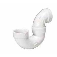 P706X 2" PVC DWV Hub P-Trap Less Cleanout