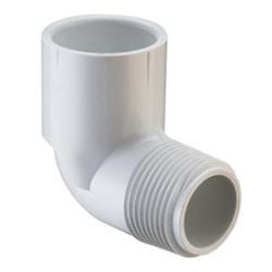 410-007 3/4" PVC Schedule 40 Socket X Male Street 90 Elbow